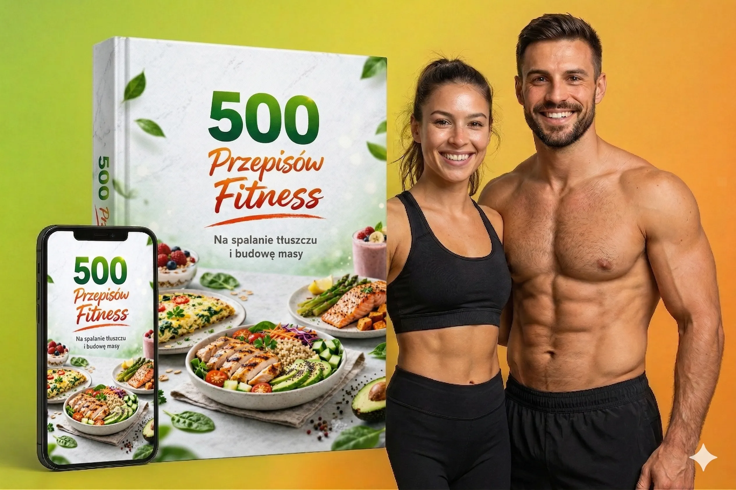 500 Przepisów Fitness - Książka kucharska